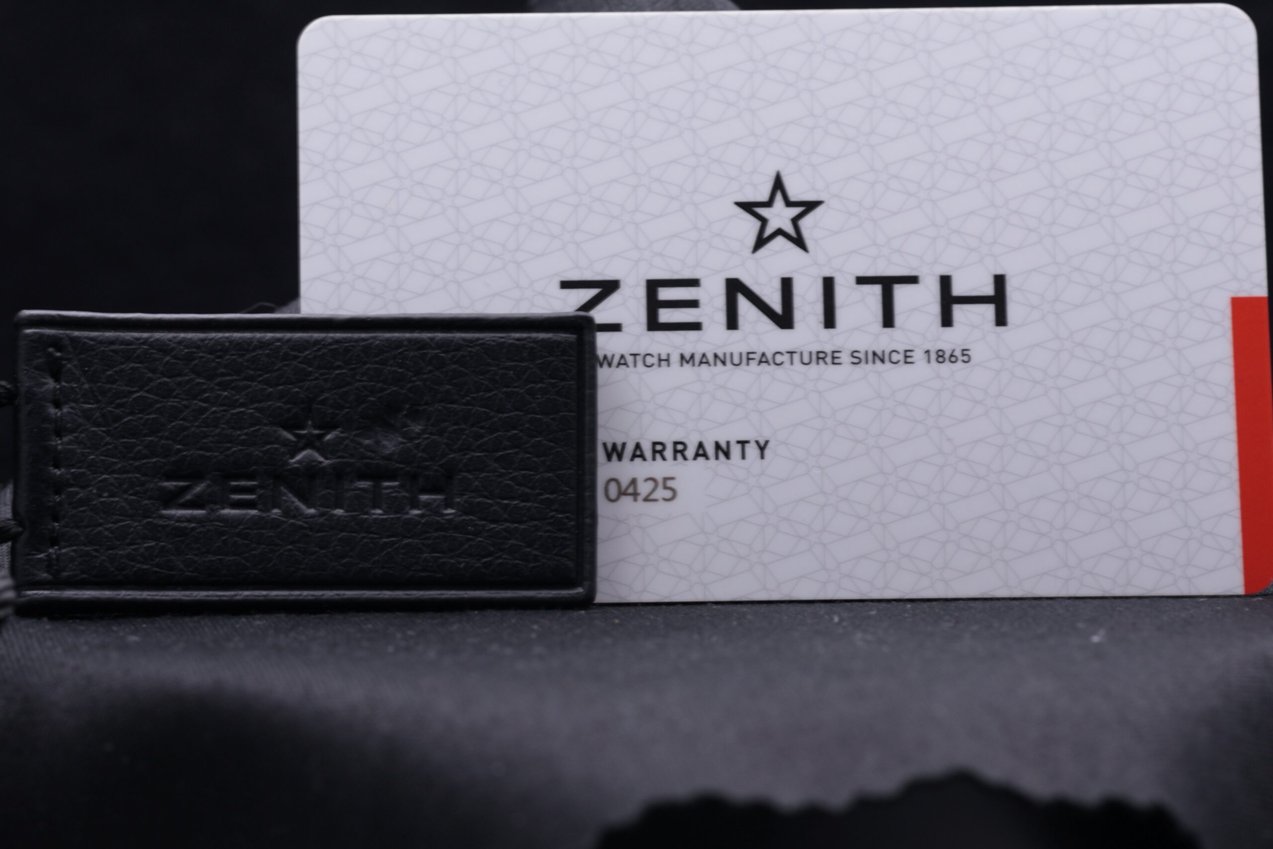 Zenith El Primero Chronomaster Velar Range Rover Edition 24.2042.400 Ceramicised Aluminium Limited Edition Original Strap Buckle c2017 Card - Image 5