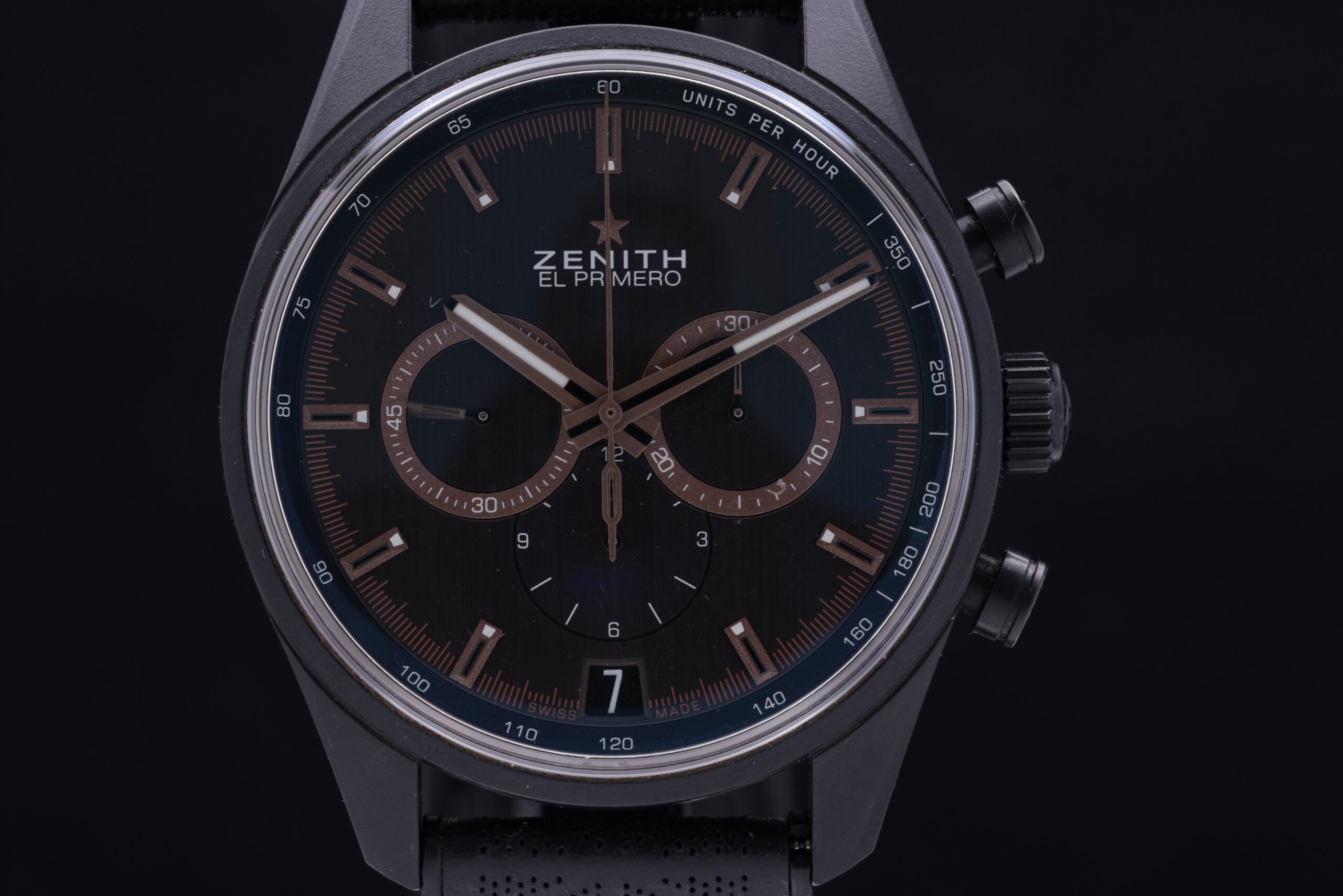 Zenith El Primero Chronomaster Velar Range Rover Edition 24.2042.400 Ceramicised Aluminium Limited Edition Original Strap Buckle c2017 Card - Image 3