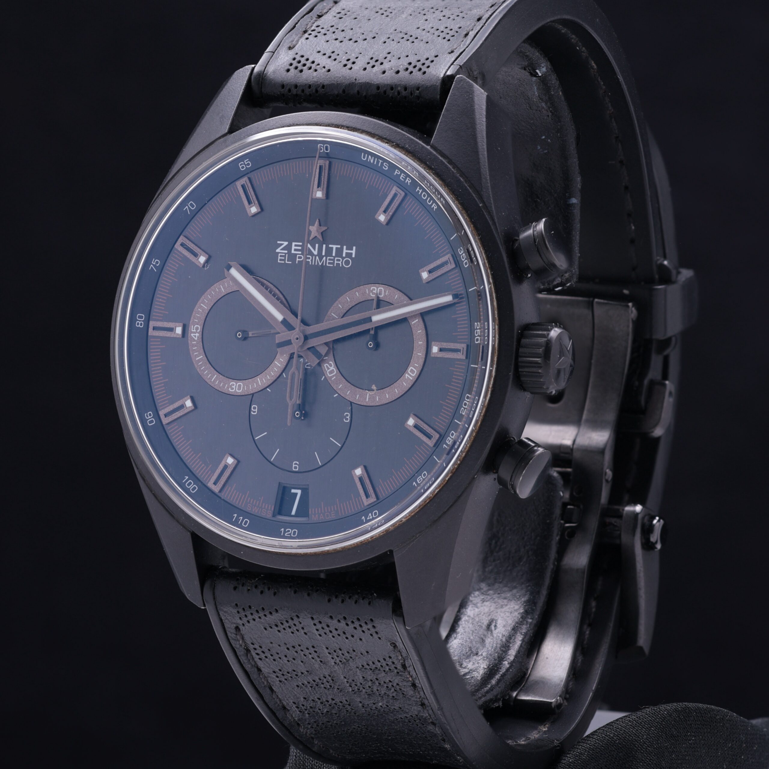 Zenith El Primero Chronomaster Velar Range Rover Edition 24.2042.400 Ceramicised Aluminium Limited Edition Original Strap Buckle c2017 Card - Image 9